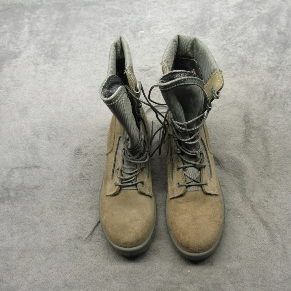 Belleville‎ Mens Boots 7 R Green Goretex Waterproof Steel Toe Military Combat